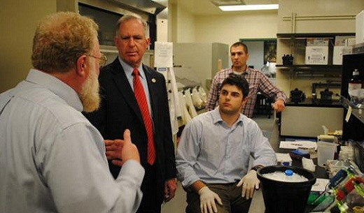 NY State Senator Michael H 
. Ranzenhofer tours OyaGen